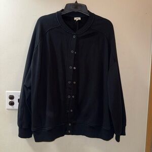 Aerie buttoned sweatshirt